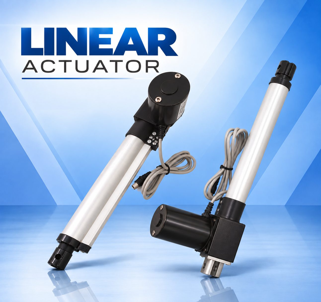 Linear actuators and lifting columns