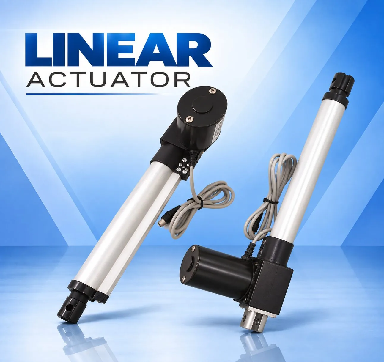 Linear actuators and lifting columns