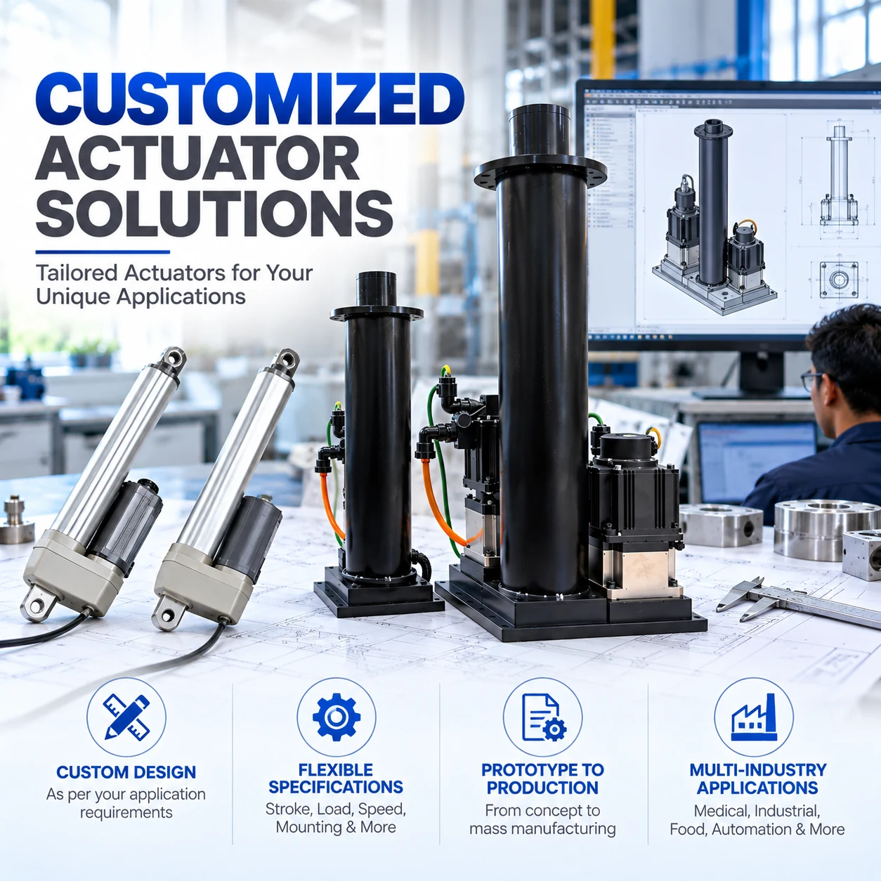 Customized actuator solutions