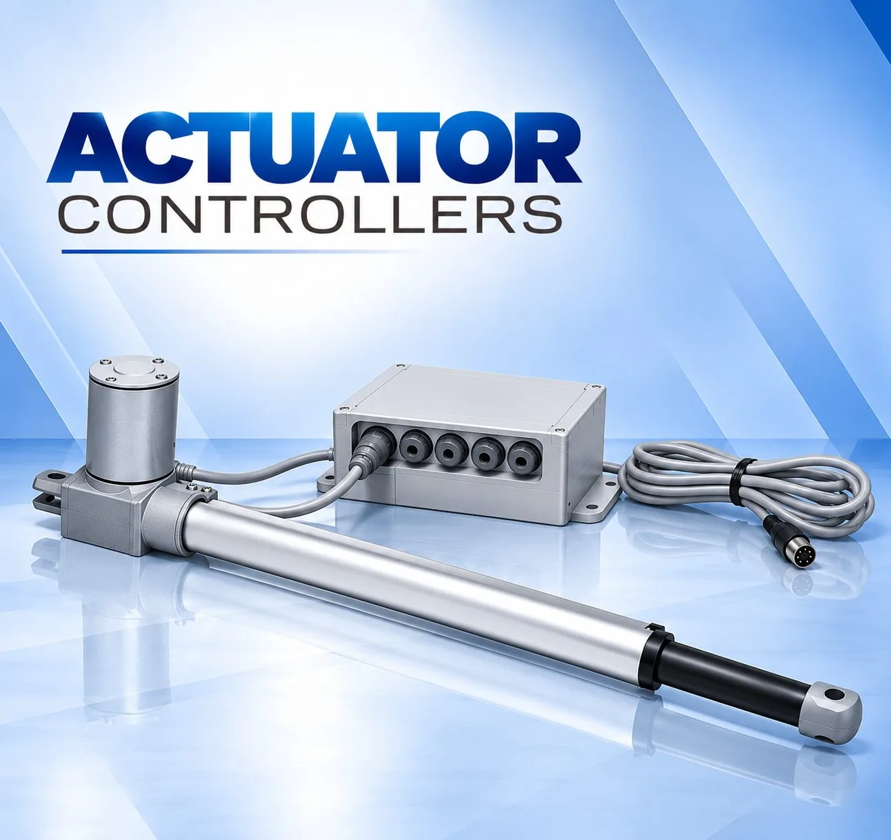 Height adjustable desk actuator system