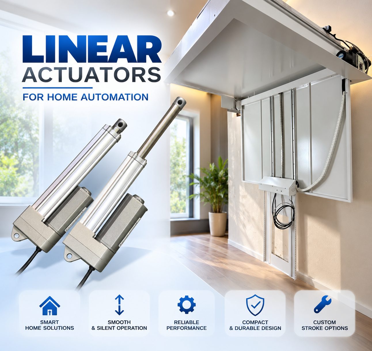 Purlin linear actuators